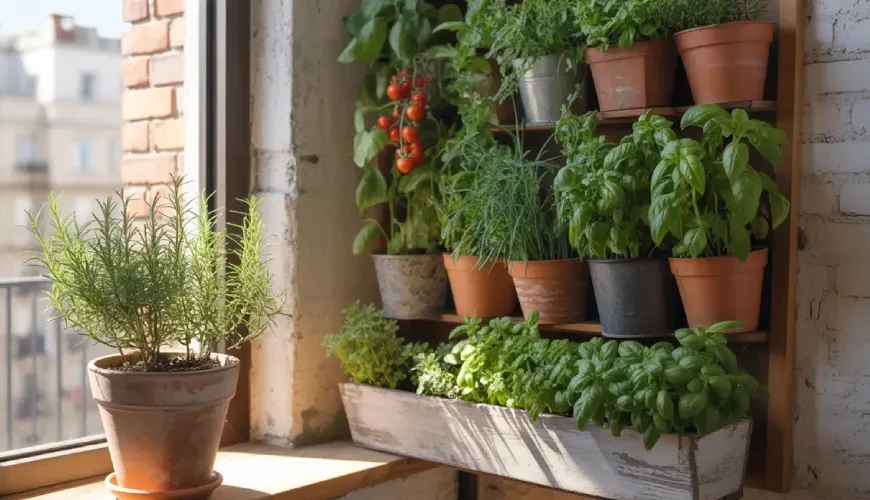 Accueil Jardiner en appartement, potager urbain, plantes en intérieur, jardinage en ville, cultiver sans jardin, mini potager maison, herbes aromatiques en pot, légumes à cult